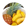 Mangue Ananas (50ml sans nicotine / Liquideo)